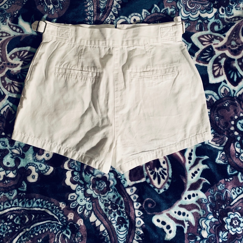 High waist white shorts. Never worn.